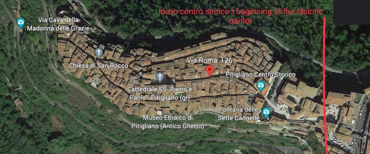 Apartament Casa Nel Corso Pitigliano Zewnętrze zdjęcie